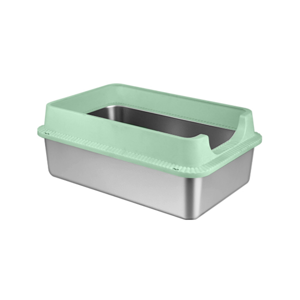OP9003 Open Stainless Steel Cat Litter Box Upper Cover Can Disassembly
