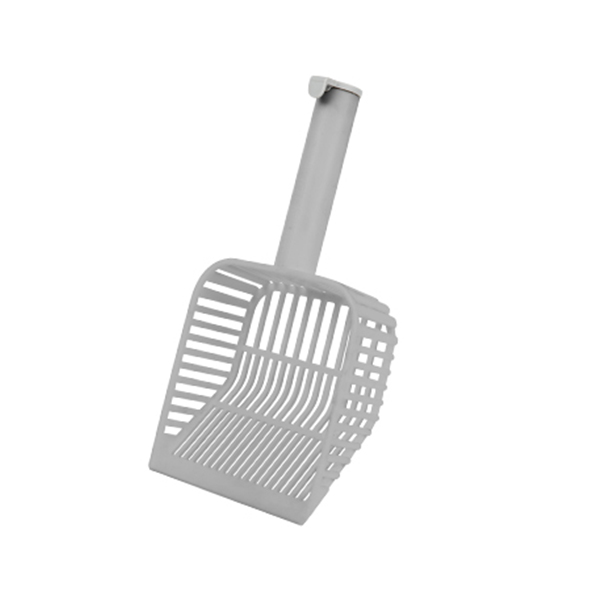 OP9036 Smooth Square Arc Shovel Surface Hook Type PP Cat Litter Scoop