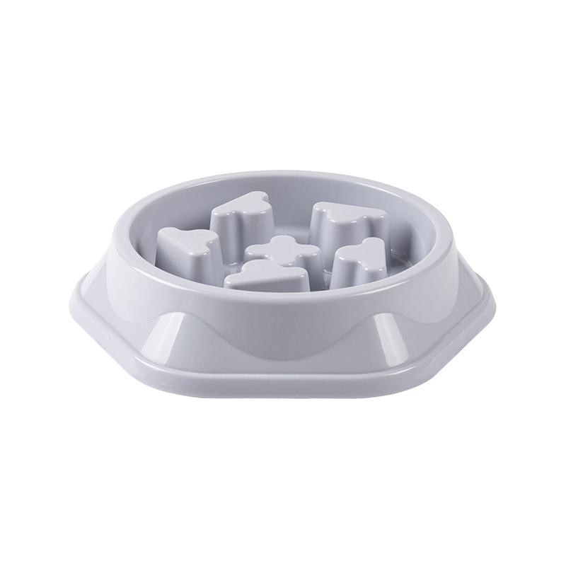 Pet Slow Feeder Bowl With 3d Cloudy Design