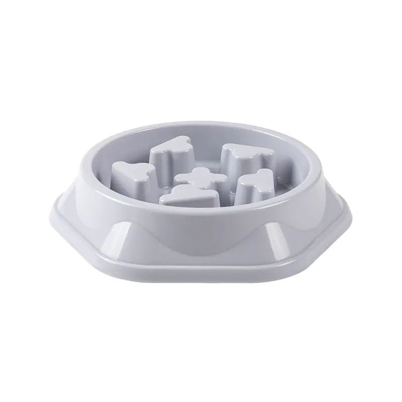 Pet Food Drinking Bowl for Slow Feeding and Hydration